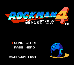 Rockman 4 - Aratanaru Yabou!! (Japan) (Virtual Console)
